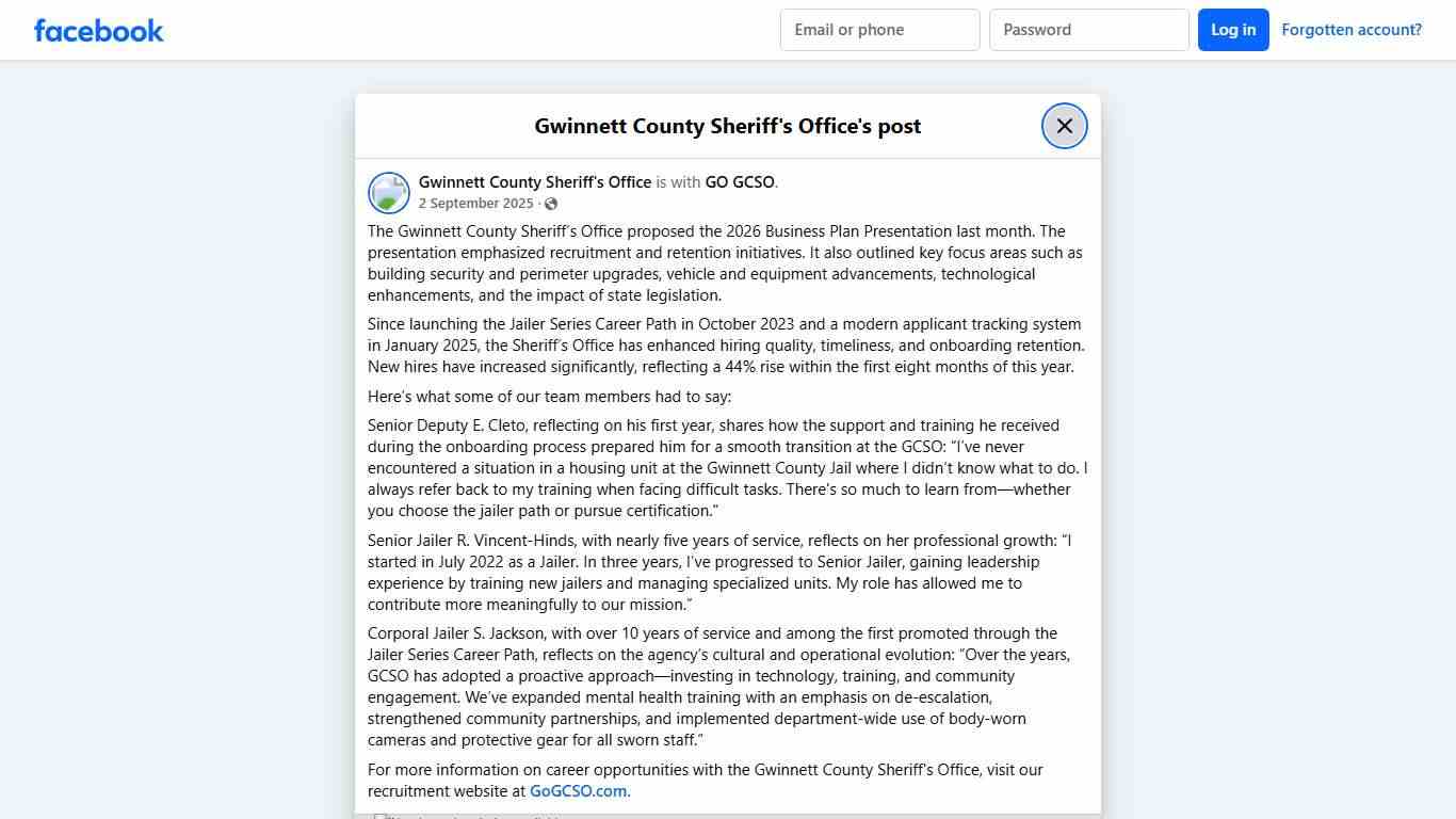 The Gwinnett County... - Gwinnett County Sheriff's Office | Facebook